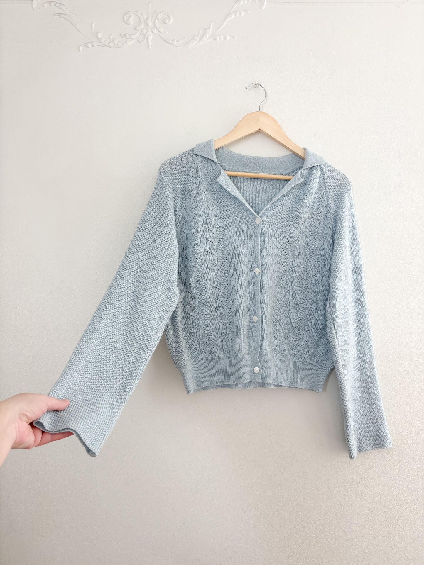 Maison Blanche Light Blue Cardigan (S/M)