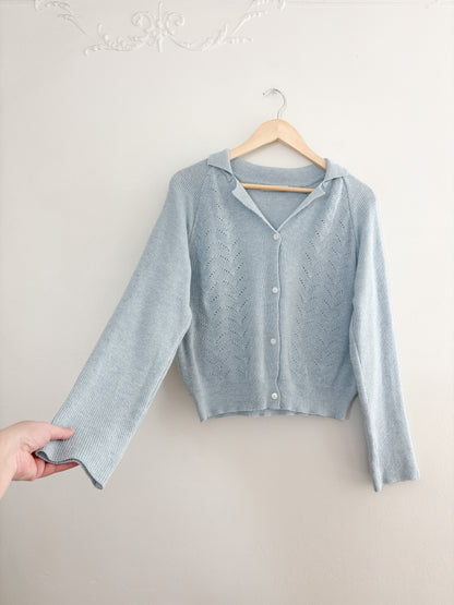 Maison Blanche Light Blue Cardigan (S/M)