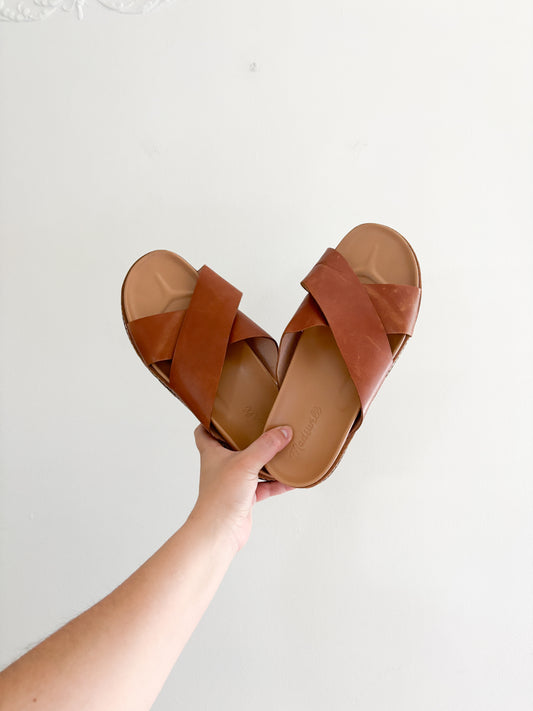 Madewell Dayna Lugsole Leather Sandal (8.5)