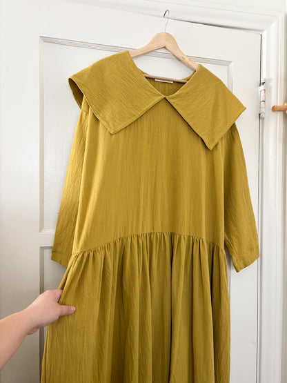 April Meets October Collared Dress (OS)