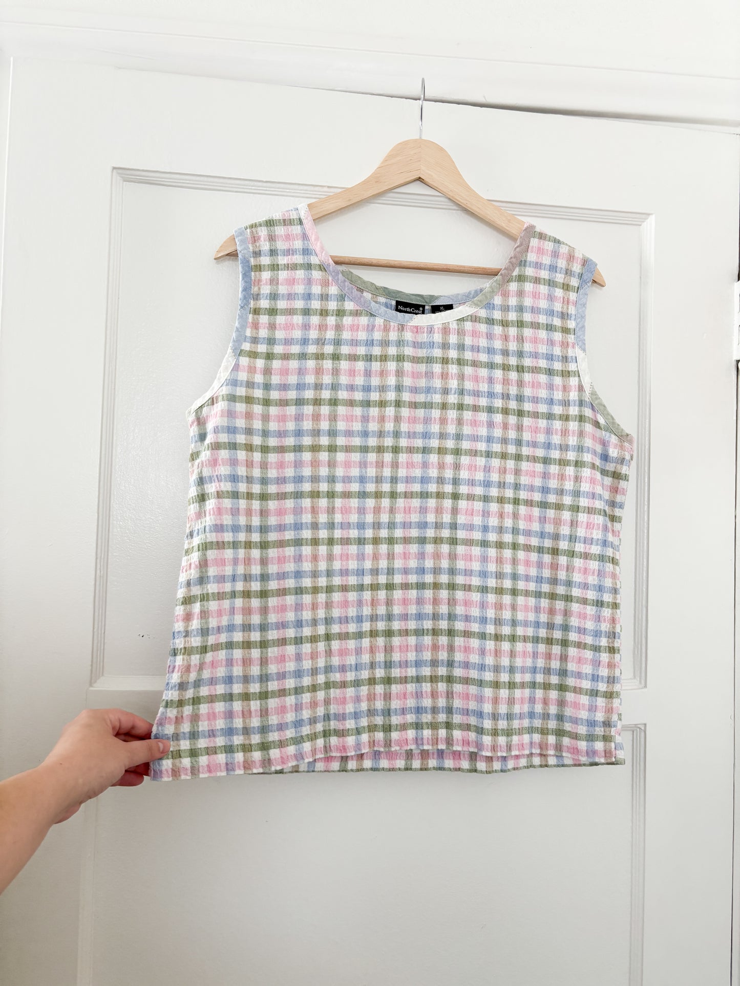 Vintage Gingham Tank (M/L)