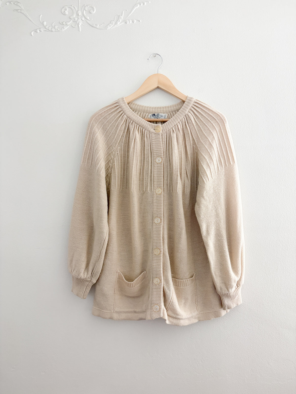Vintage Cream Cardigan
