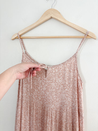 Dress Forum Pink Floral Maxi Dress (S)