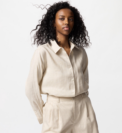 Uniqlo Linen button up (M)