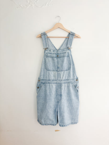 Vintage Riveted By Lee Light Wash Shortalls