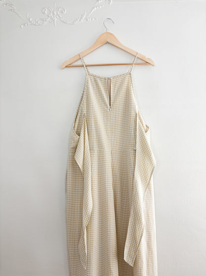 Greylin Gingham Jumpsuit (XL)