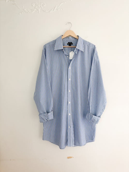 Gap Striped Blue Button Up (XL)