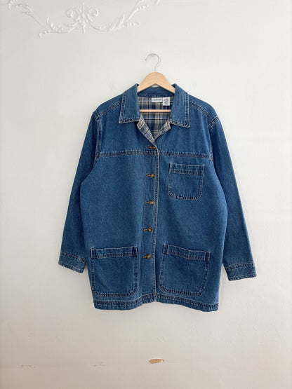 Vintage Denim Chore Jacket (L)