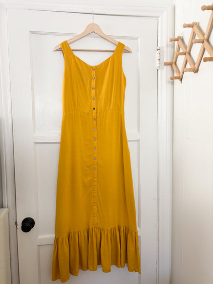 The Label Mustard Midi Dress (S)