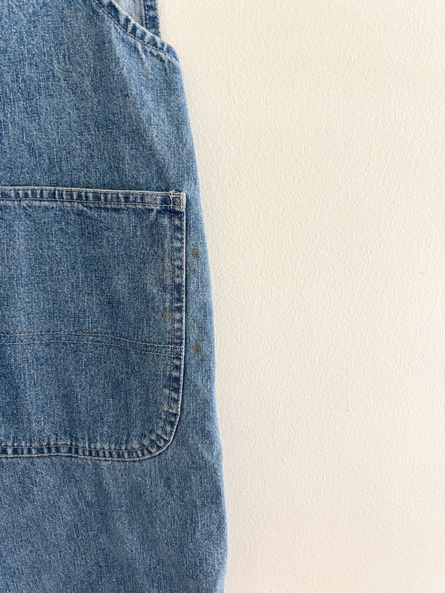 Vintage Riveted By Lee Denim Overalls (S/M)