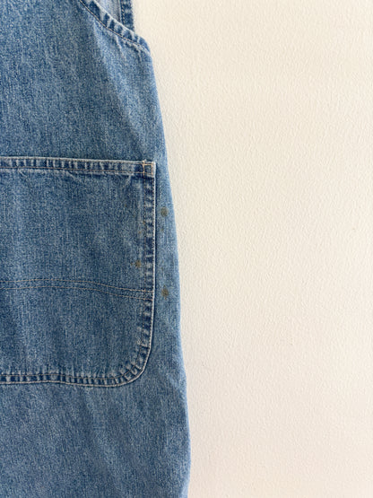 Vintage Riveted By Lee Denim Overalls (S/M)