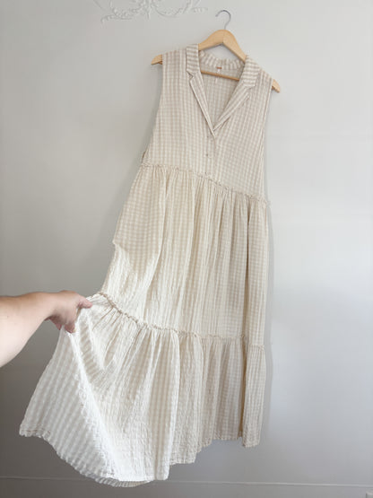 Free People Saffron Flower Midi Dress (L)