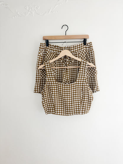Carly Jean LA Gingham Set