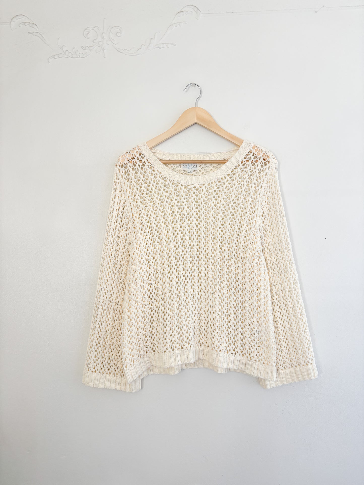 Jun & Ivy Crochet Top (L)