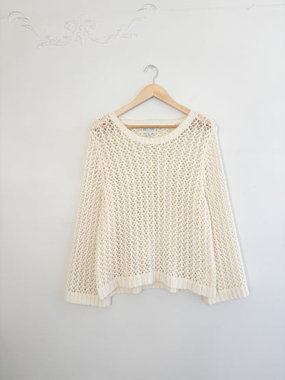 Jun & Ivy Crochet Top (L)