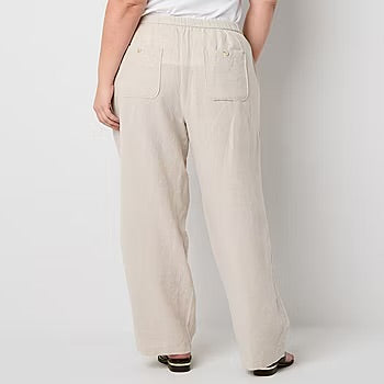 Liz Claiborne linen blend pants (XL)