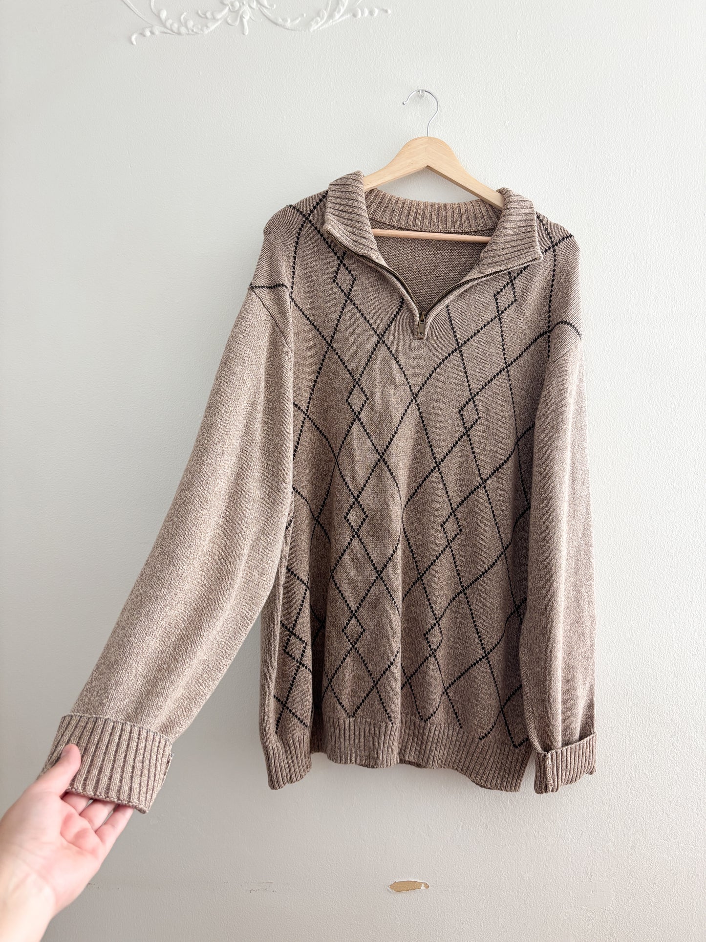 Vintage quarter zip sweater