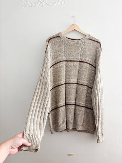 Haggar Plaid patterned sweater (XL)