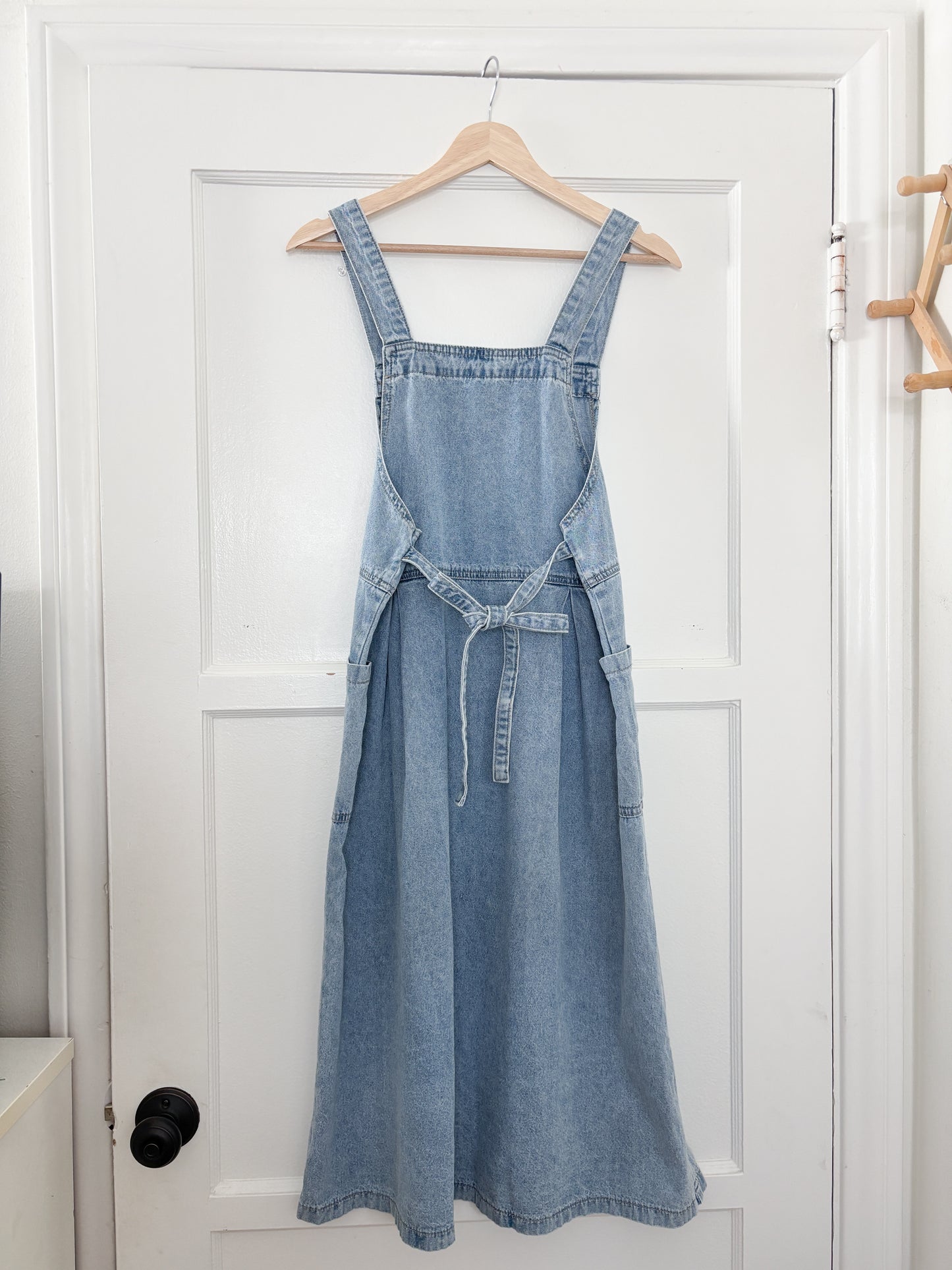 Denim Overall Dress (M)