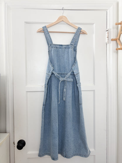 Denim Overall Dress (M)