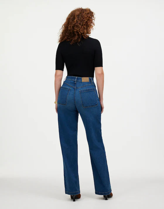 Madewell Curvy Emmett Wide Leg Jeans (33)