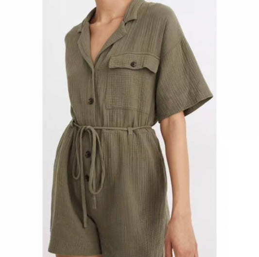 Madewell gauze romper