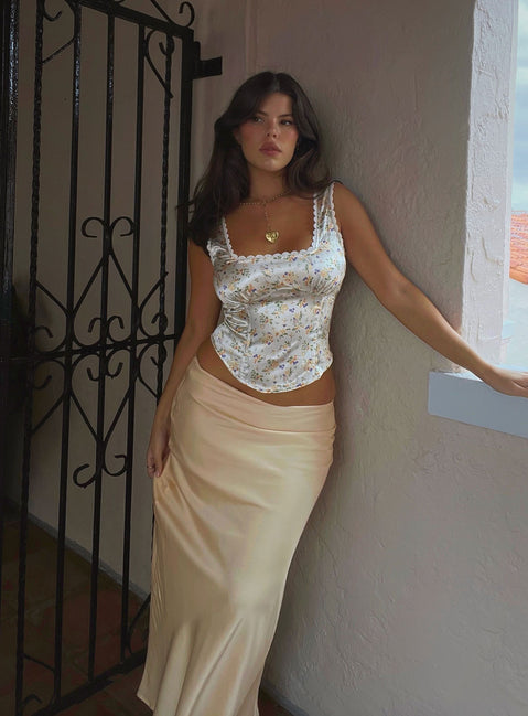 NWT Princess Polly Berlin Satin Top (M/L)