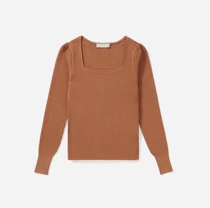 Everlane Ribbed Long Sleeve (XS/S)