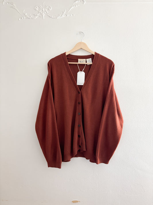 Vintage Kathie Lee Rust Cardigan