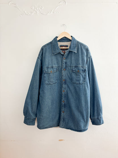 Levis Denim Sherpa Lined Shacket (XXL)