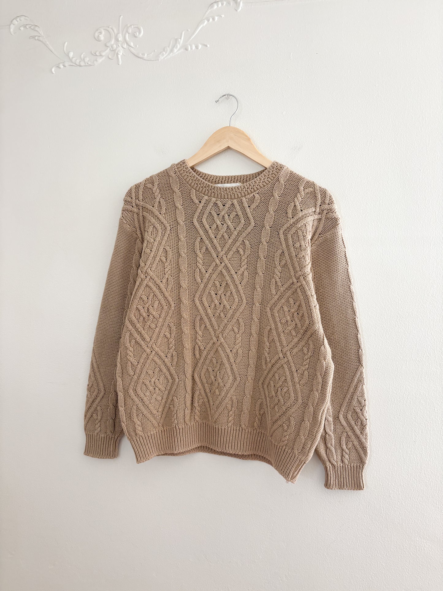 Vintage Talbots Cable Knit Sweater (S)
