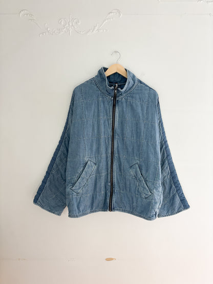 Free People Denim Dolman Jacket (L)