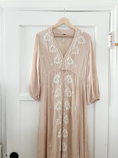 Free People Embroidered Fable Dress (S)