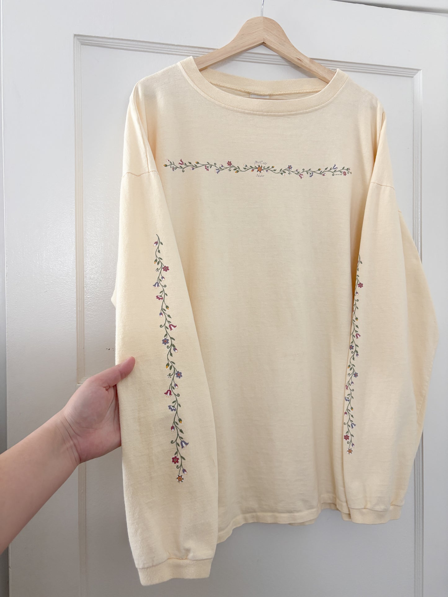 Vintage Floral Pullover (XL)