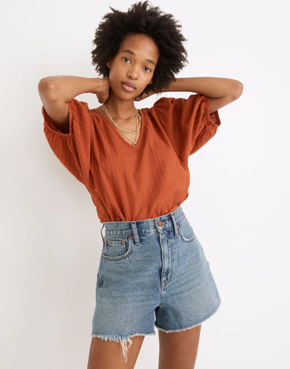 Madewell “Mom Jean Short” (33)