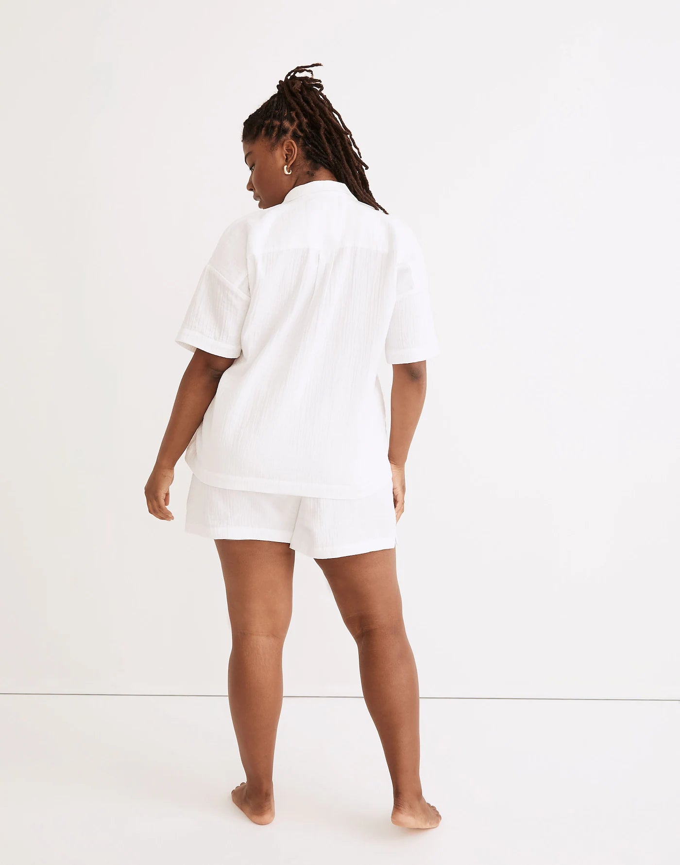 Madewell Cotton Guaze Button up (L)