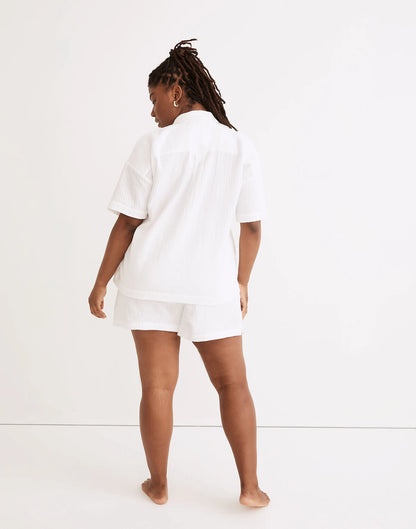 Madewell Cotton Guaze Button up (L)