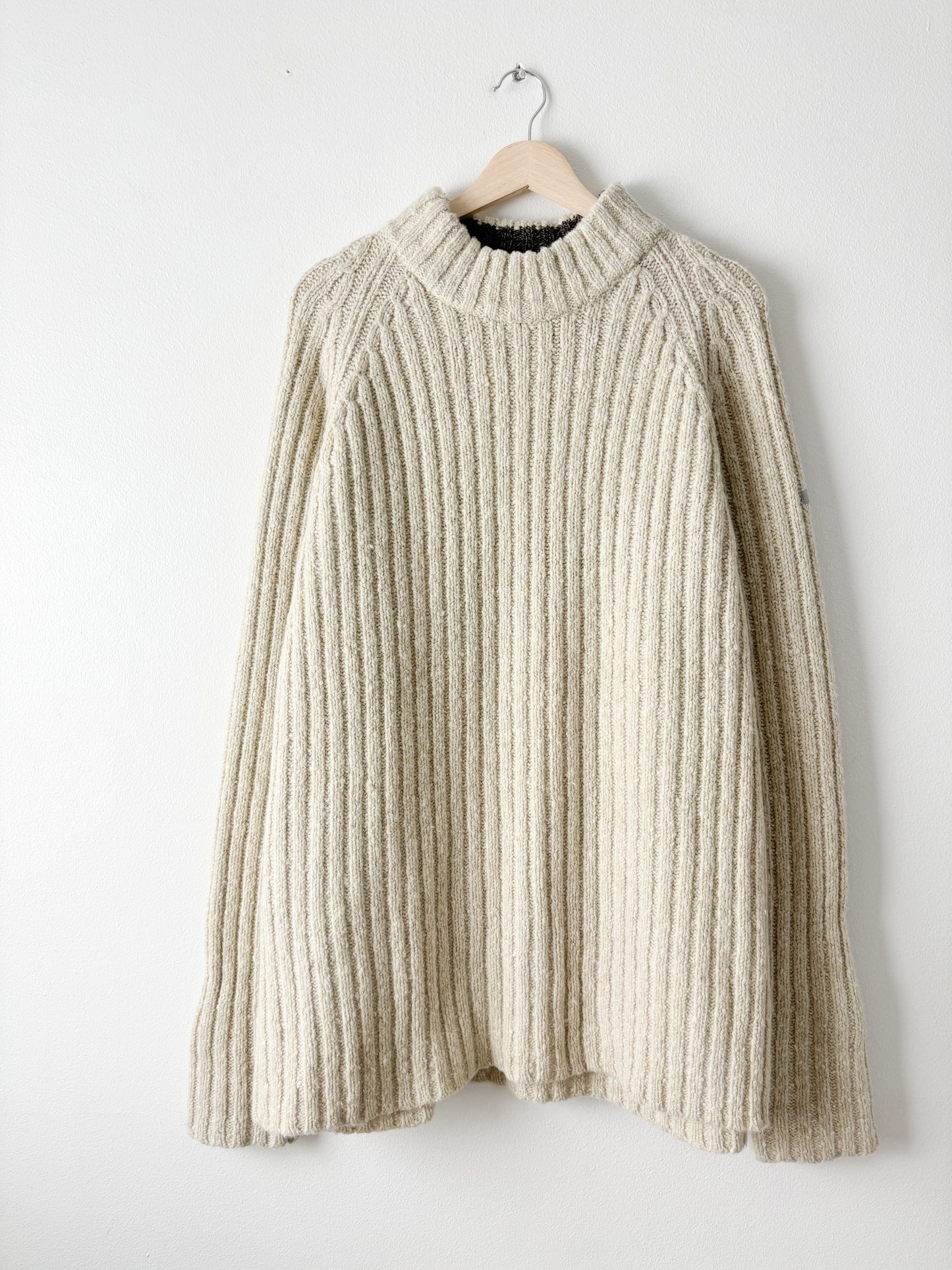 Vintage Ribbed Mockneck Sweater