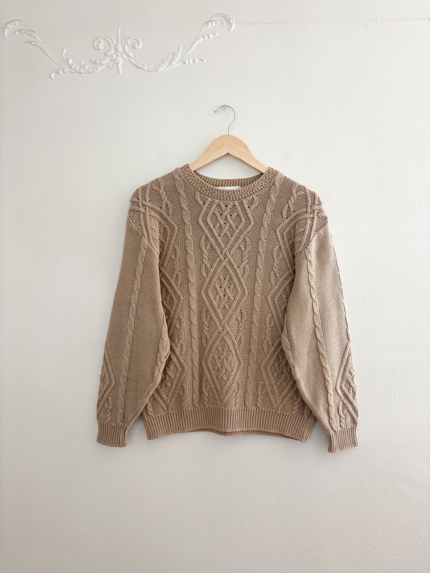 Vintage Talbots Cable Knit Sweater (S)