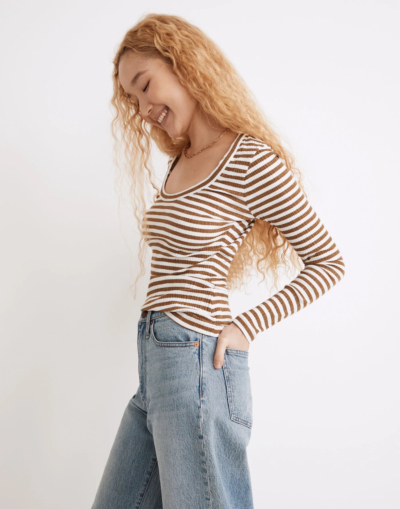 Madewell Striped Long Sleeve (S)