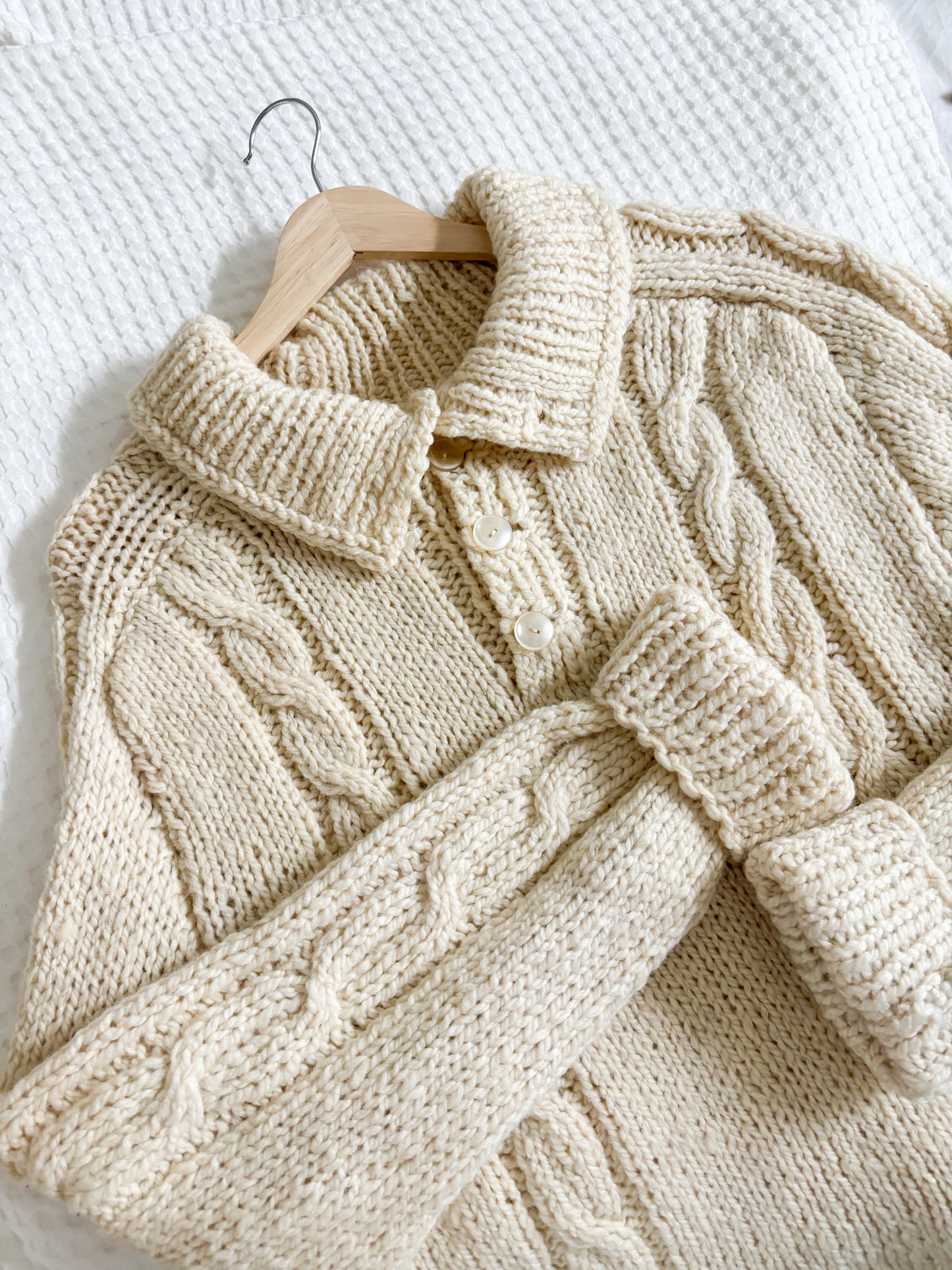 HandKnit Collared Sweater (M/L)