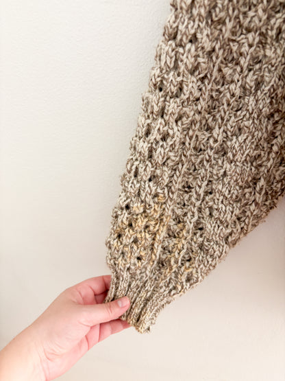 Vintage Wool Marled Cardigan