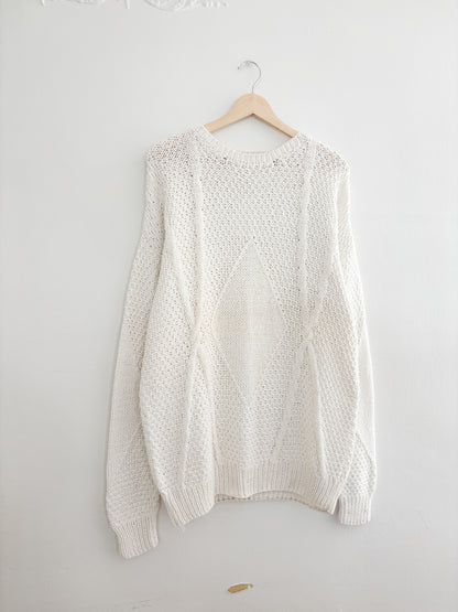 Vintage Liz Claiborne Hand Knit Sweater (L)