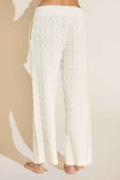 Eberjey Cable Knit Lounge Pants (M)