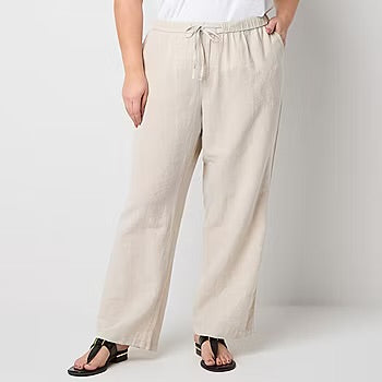 Liz Claiborne linen blend pants (XL)
