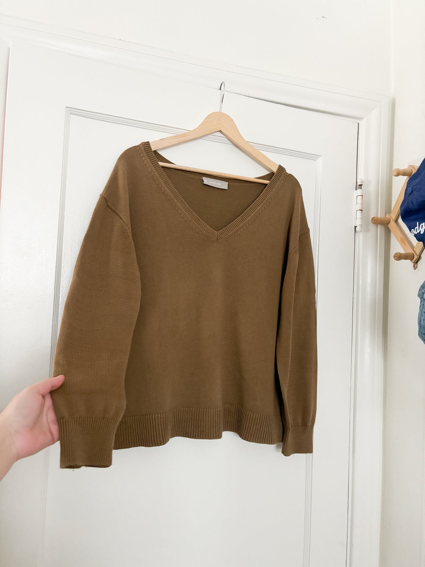 Everlane V Neck Sweater (L)