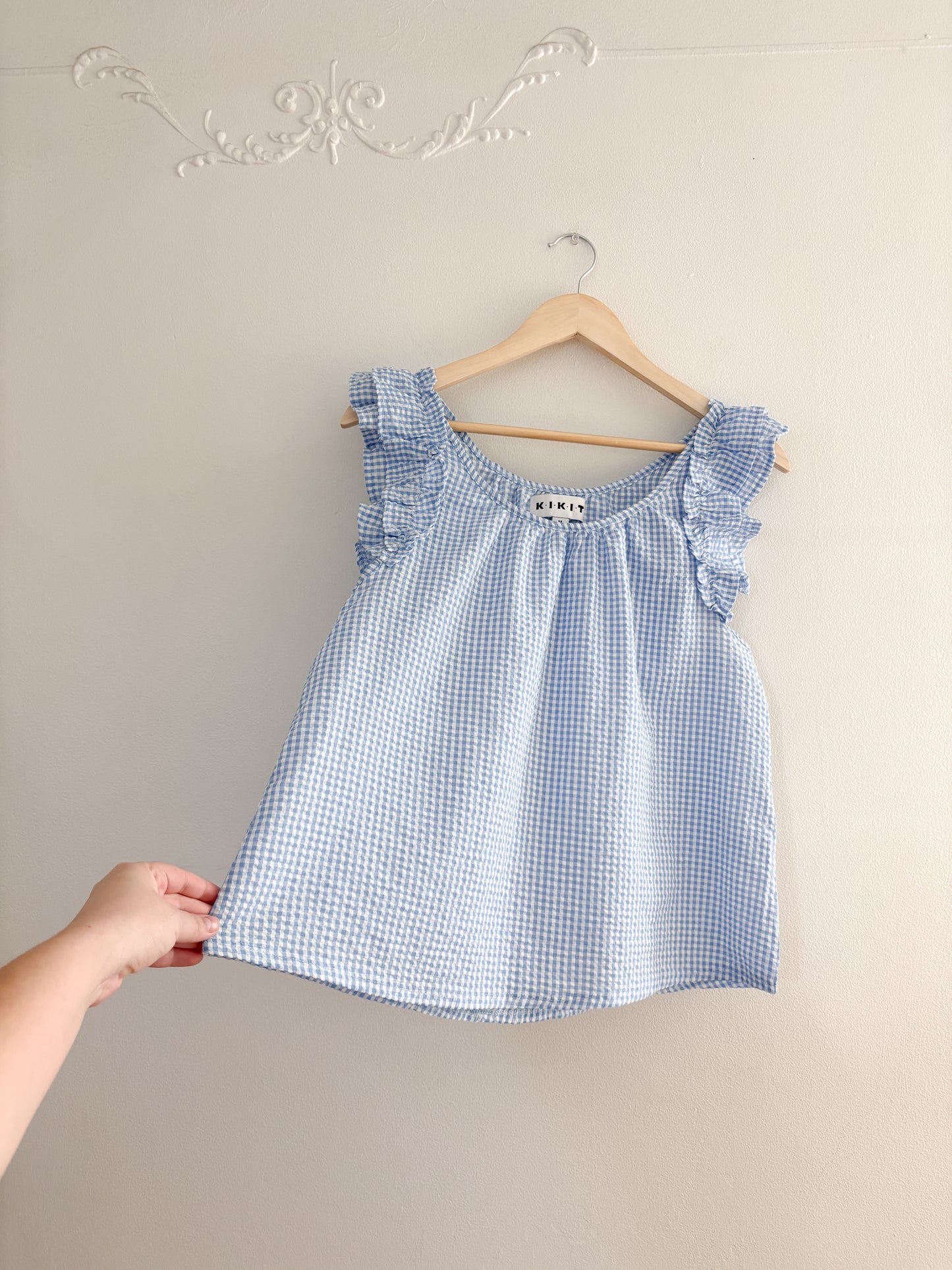 KiKit Blue Gingham Set