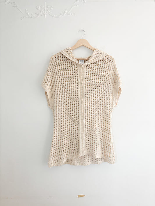 RipCurl Crochet Hoodie Cover Up