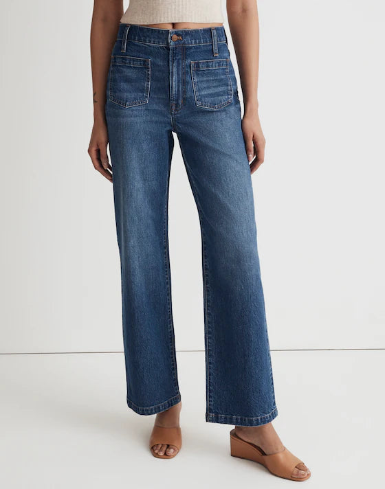 Madewell Perfect Vintage Wide Leg Jeans (33)