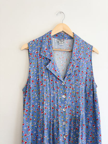 Vintage floral dress (16W)